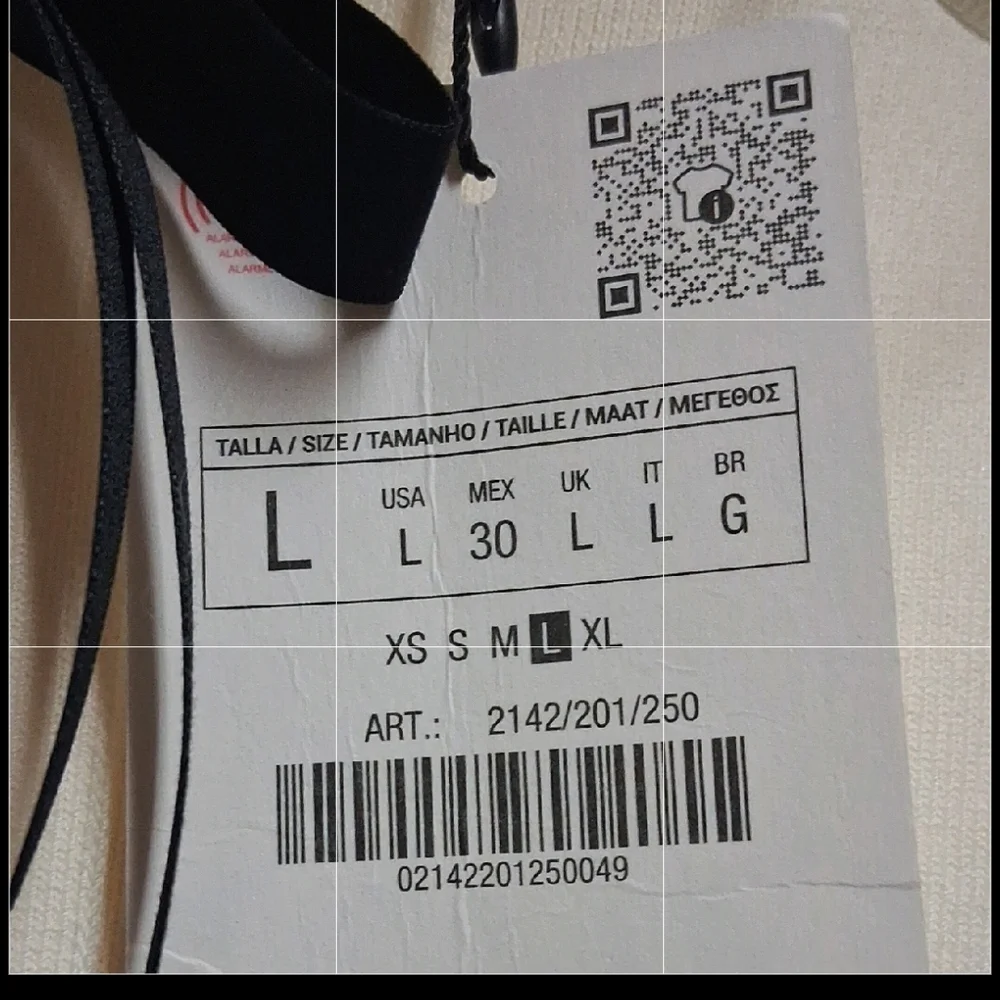 Zara Cream Mini Dress - Picture 4 of 4